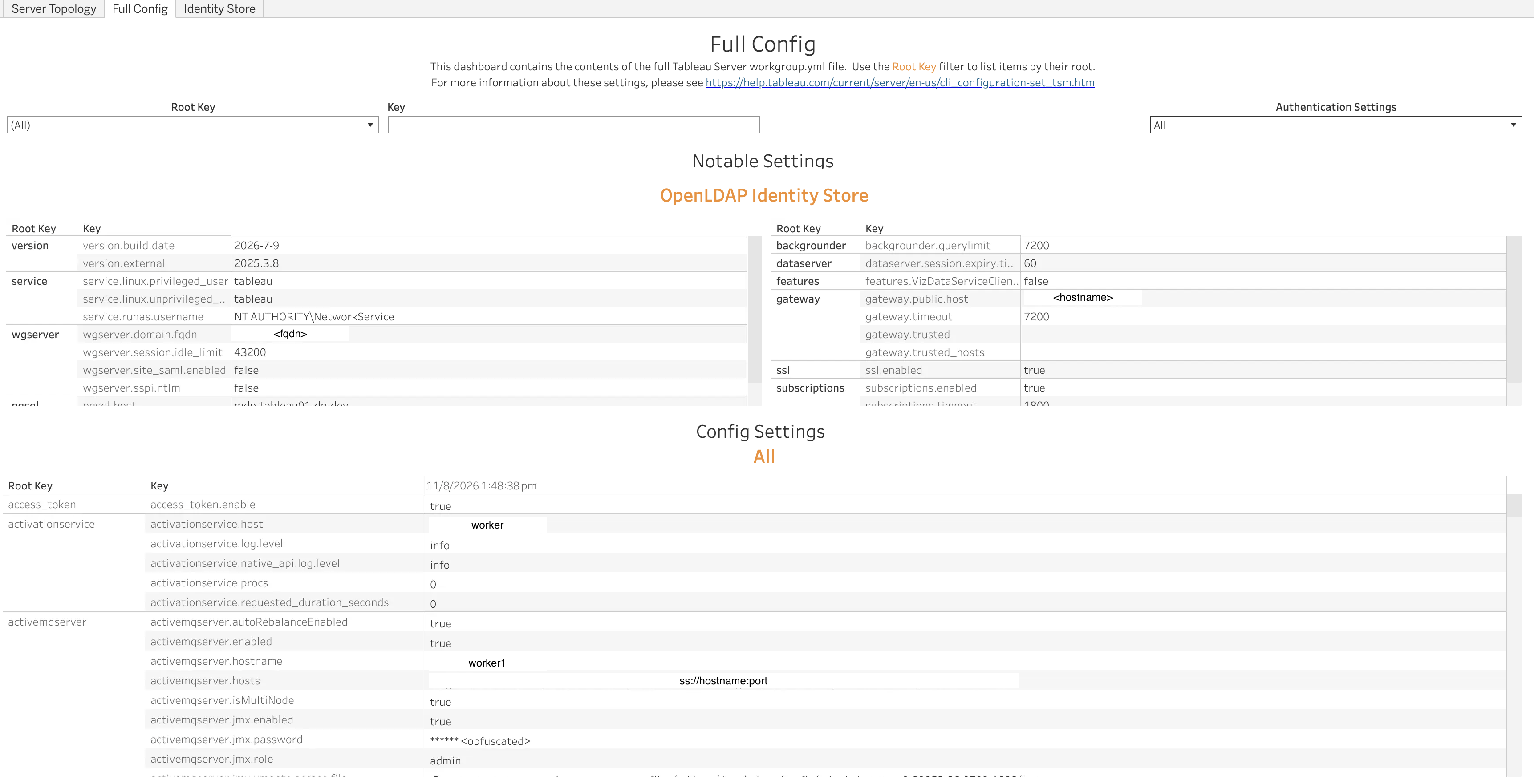 Config Full Config Screenshot