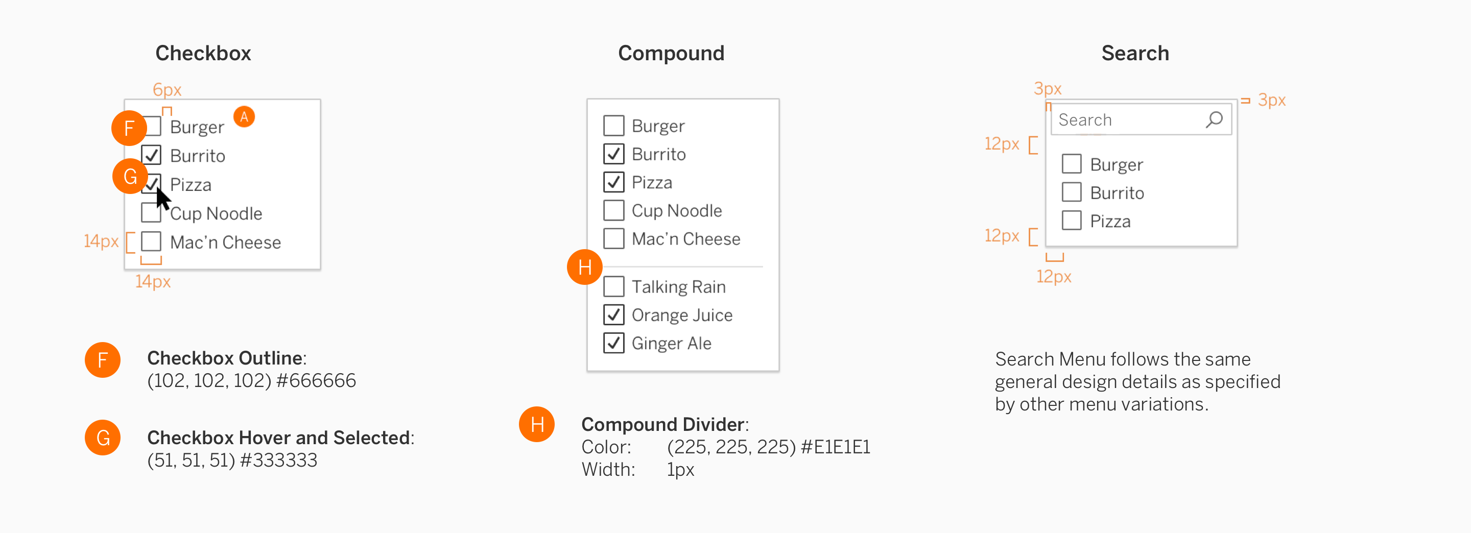 menu variations spec