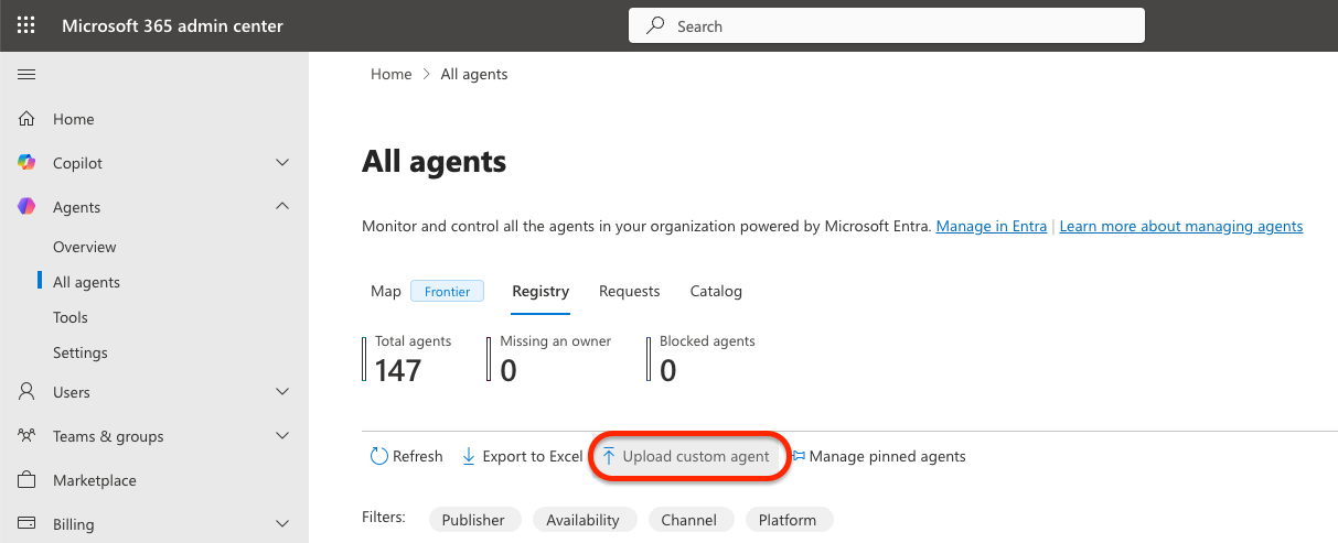 Manage office addins
